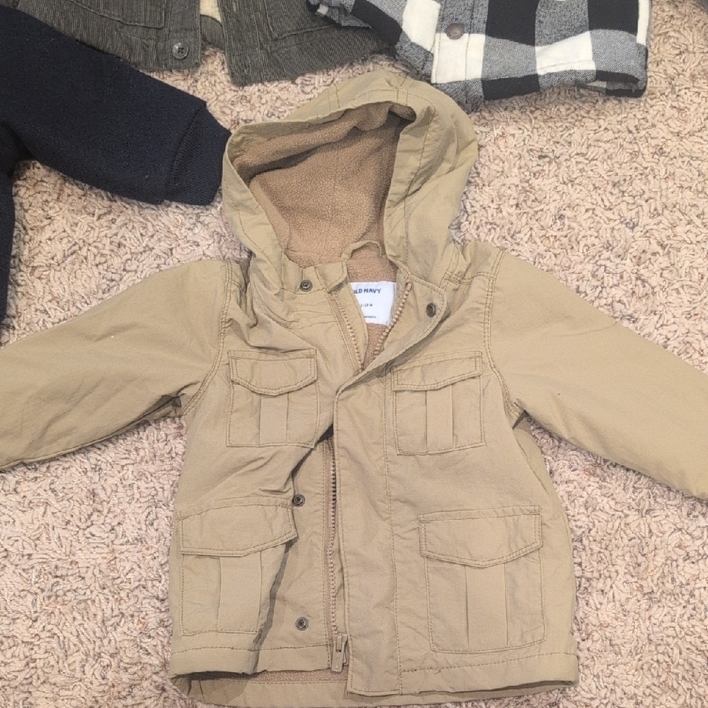 Old Navy Kids' Jacket Set - Black, Gray, Tan, Cream - Picture 4 of 7